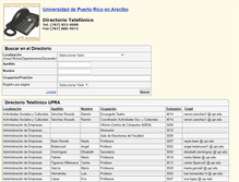 Tablet Screenshot of directorio.upra.edu