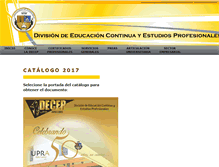 Tablet Screenshot of decep.upra.edu